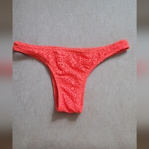 The Bikini Lab Eyelet bottoms red/orange  small